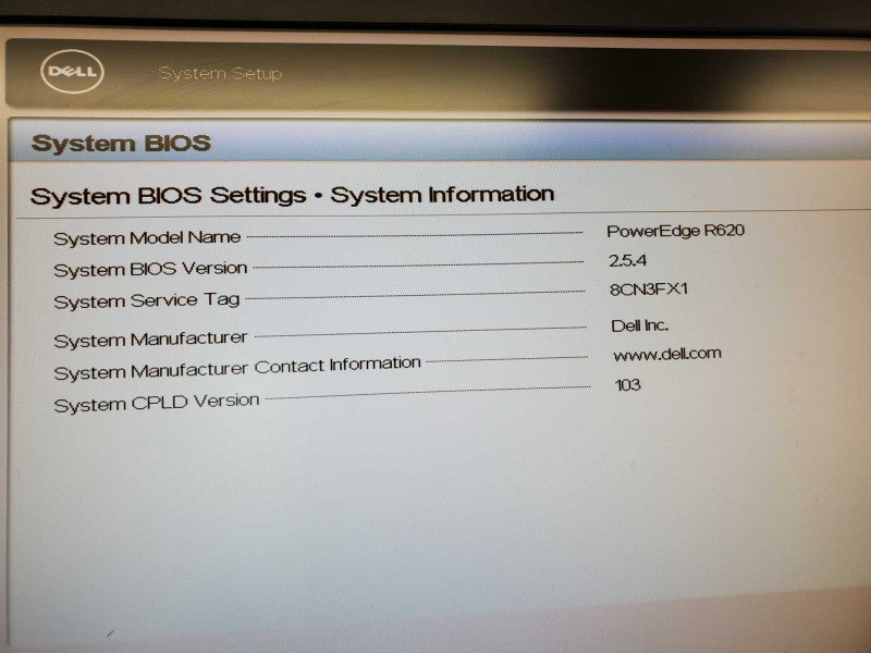 Dell PowerEdge R620 2x E5-2680 @ 2.7GHz 128GB RAM H710 Mini 2x PSU 8x 2.5\\" (