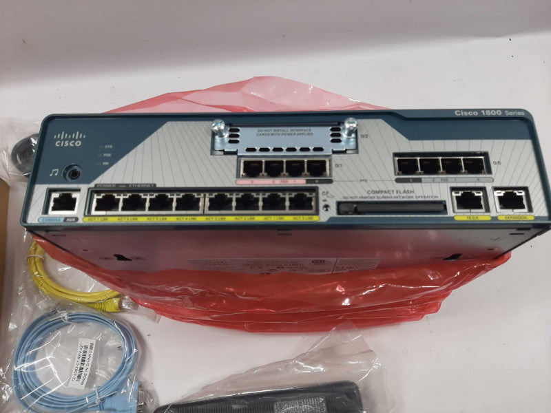 Cisco C1861-SRST-F/K9 Unified Communication Device with AC Adapter Open Box ~