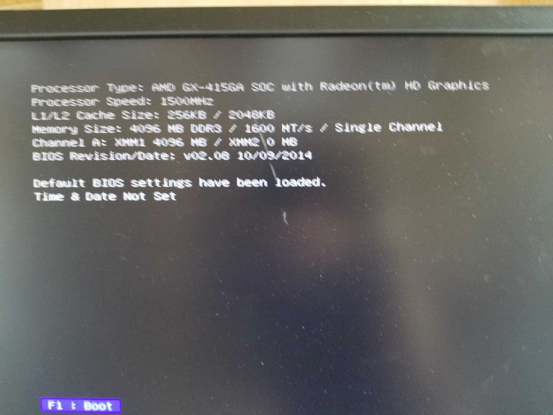 HP t620 Thin Client AMD GX-415GA 1.5GHz 4GB RAM=