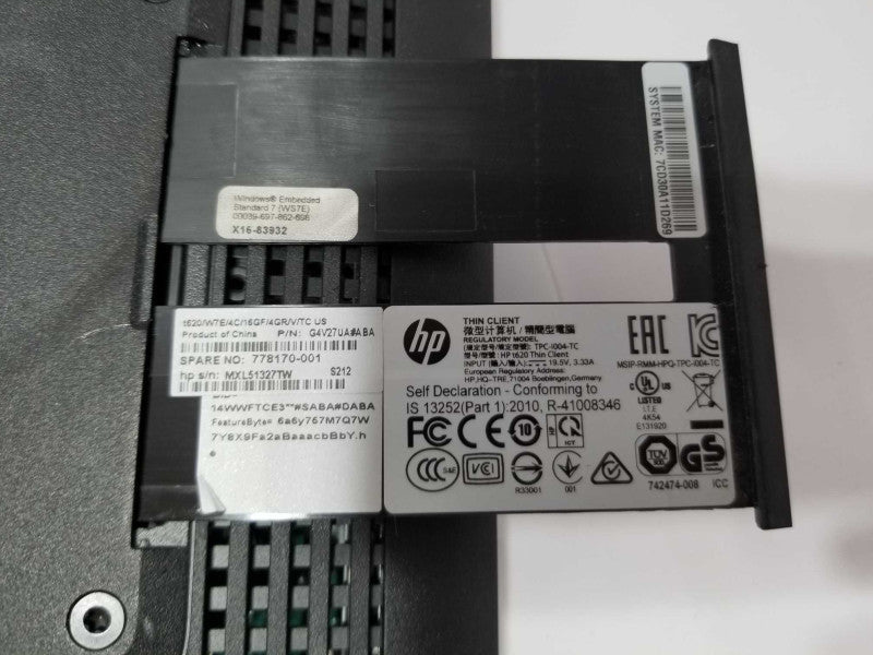 HP t620 Thin Client AMD GX-415GA 1.5GHz 4GB RAM=