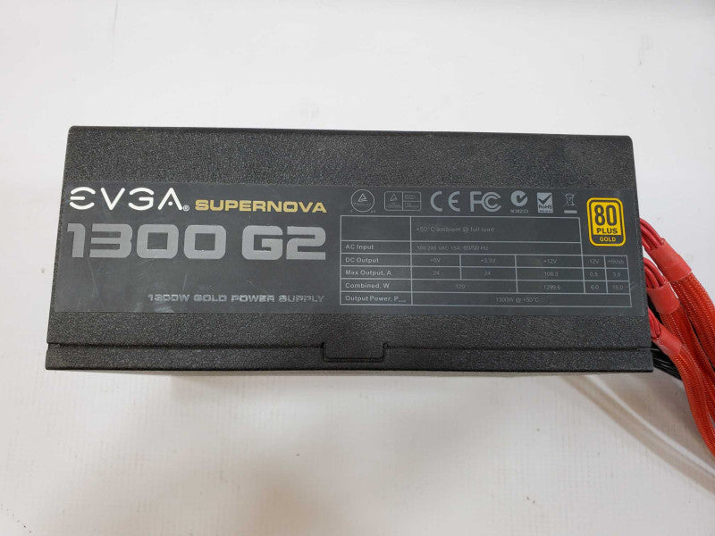 EVGA SuperNOVA 1300 G2 1300W Gold Power Supply w/Cables (