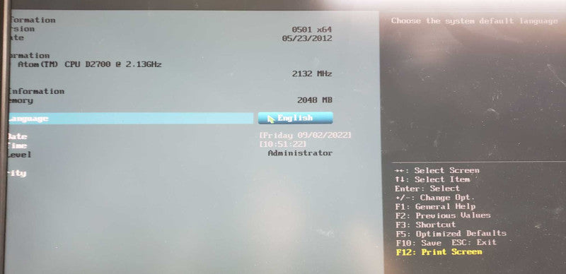 ASUS EB1033 ThinClient ATOM CPU D2700 @ 2.13ghz / 2gb ram  #