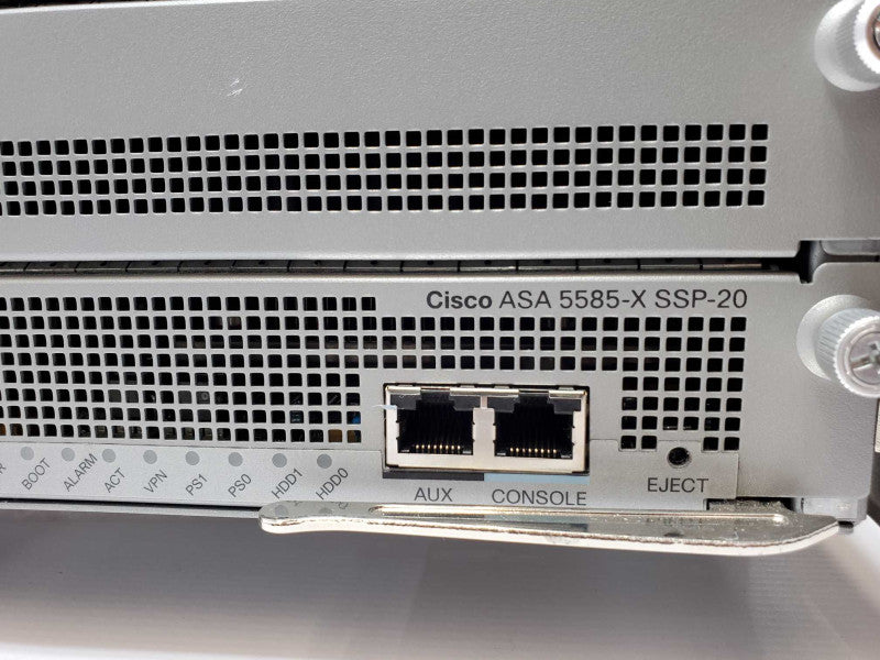 Cisco 5585 Firewall Chassis 1x ASA5585-XSSP-20, 2x PSU, VPN premium license _