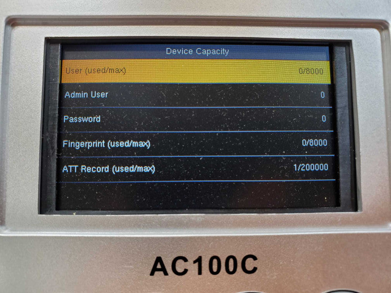 Fingertec AC100C Multimedia Color Fingerprint Series Time Clock (