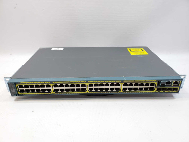 Cisco Catalyst C2960S Series WS-C2960S-48TS-L V02 48-Port Ethernet PoE Switch (