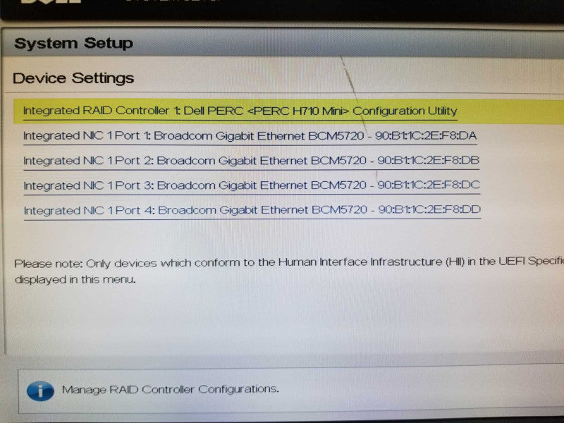 Dell PowerEdge R720 Server / 2x E5-2640  / 16GB RAM / H710 =