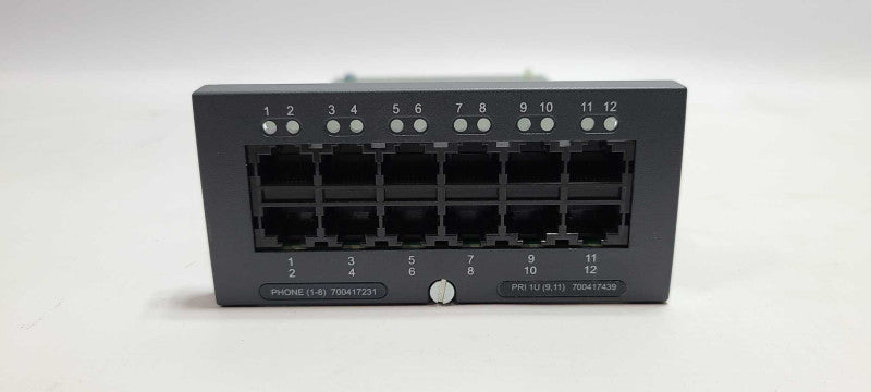 Avaya IPO IP500 12 Port Extension Card PCS05 700417231 w/ 700417439 Trunk Card $