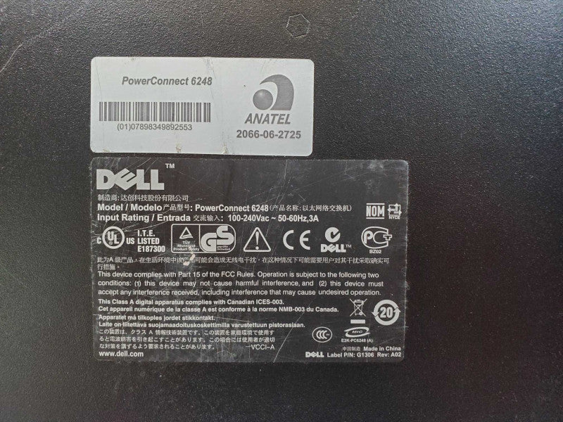 Dell PowerConnect 6248 Gigabit Switch Dell 6248 + Stacking Module + 10GE SFP (