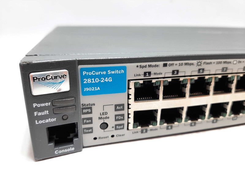 HP J9021A ProCurve 2810-24G 24-Port Managed Network Switch +