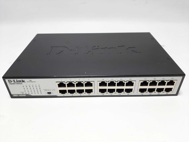 D-Link 24-Port Gigabit Unmanaged Rackmount Switch DGS-1024D +