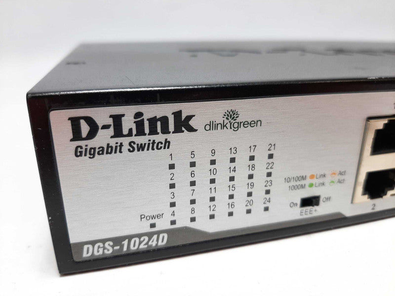 D-Link 24-Port Gigabit Unmanaged Rackmount Switch DGS-1024D +