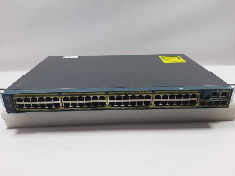 Cisco WS-C2960S-48TS-L 48 Port Gigabit Ethernet LAN Switch, FACTORY RESET ~