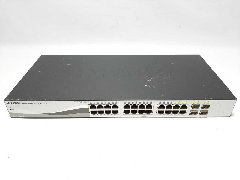 D-Link DGS-1210-24 24-Port Gigabit Ethernet Web Smart Switch +
