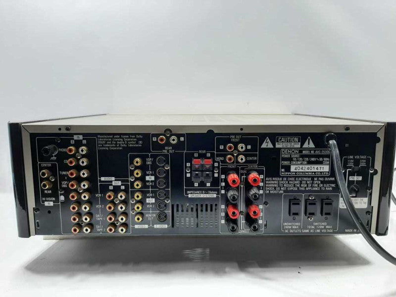 Denon AV Surround Amplifier AVC-2530G, For Parts AS-IS ~