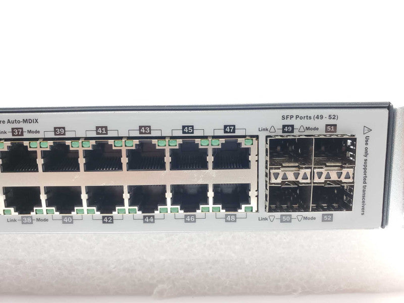 HP 2530-48G PoE+ 48-Port Gig PoE Network Switch J9772A w/ rack ears, Read _