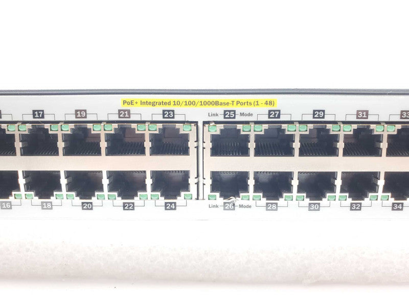 HP 2530-48G PoE+ 48-Port Gig PoE Network Switch J9772A w/ rack ears, Read _
