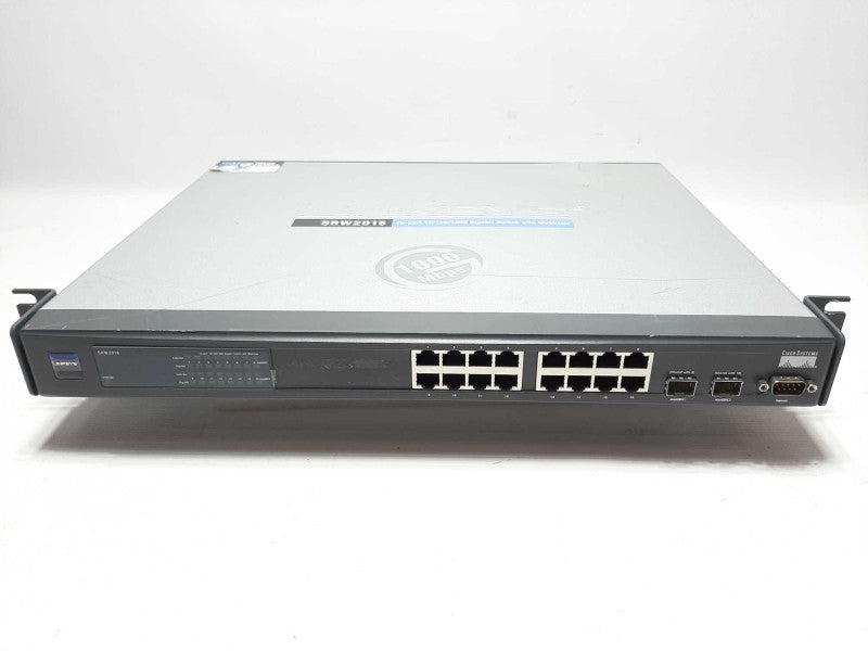 Linksys SRW2016 16-Port 10/100/1000 Gigabit Switch w/ Webview +