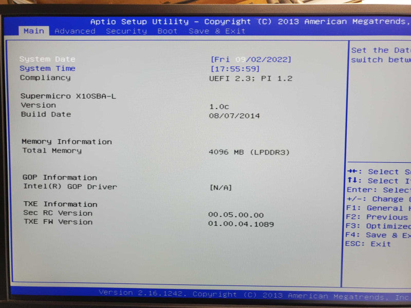 Custom/SuperMicro X10SBA-L, Celeron J1900 1.99GHz, 4GB RAM, No HDD _
