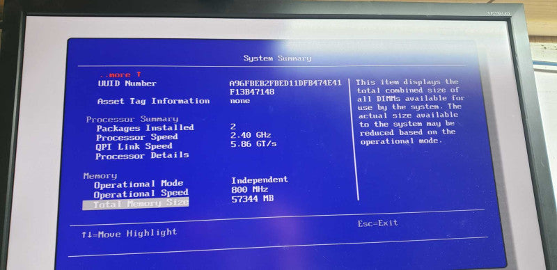 IBM system x3650 M3 2x Xeon E5620 @ 2.40ghz / 57gb ram / see notes #