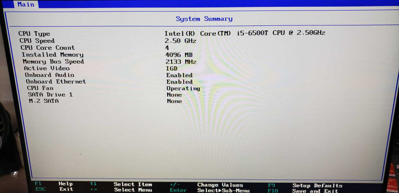 Lenovo Thinkcenter TIO24Gen3 i5-6500T @ 2.50ghz / 4gb ram ddr4 #