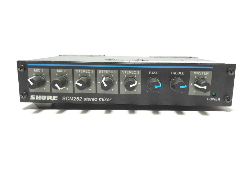Shure SCM262 Stereo Microphone Mixer +