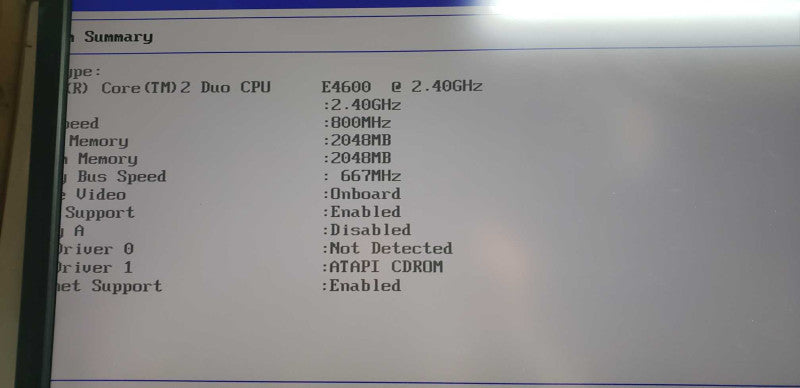 Lenovo thinkcenter core 2 duo E4600 @ 2.4ghz / 2gb ram / no HDDs #
