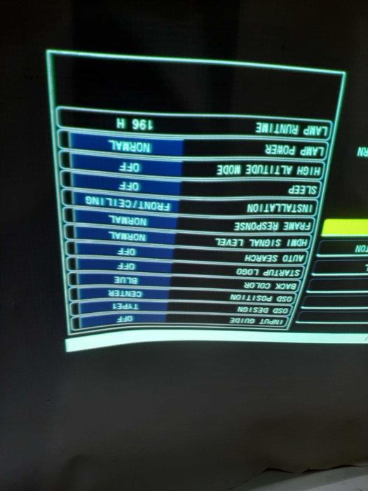 Panasonic PT-AE3000U LCD Video Projector, Lamp Runtime 196Hrs ~