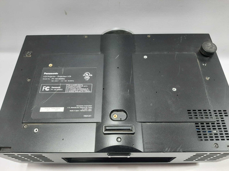 Panasonic PT-AE3000U LCD Video Projector, Lamp Runtime 196Hrs ~