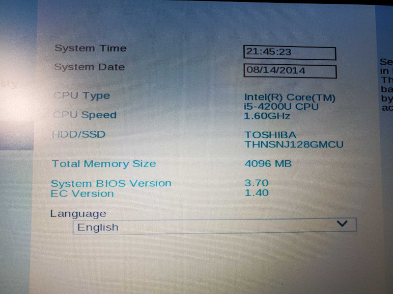 Toshiba Portege Z30-A 14\\" Laptop i5-4200U @ 1.6 GHz 4GB *AS IS* (