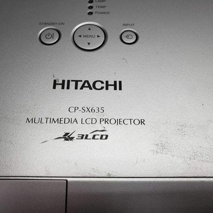 Hitachi CP-SX635 Multimedia 3LCD Projector / HDMI / 1712 Lamp Hours #
