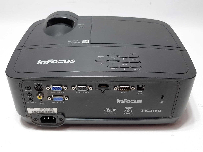 InFocus IN119HDx 1080p DLP Projector HDMI/VGA/Video/S-Video 1387 Lamp Hours +