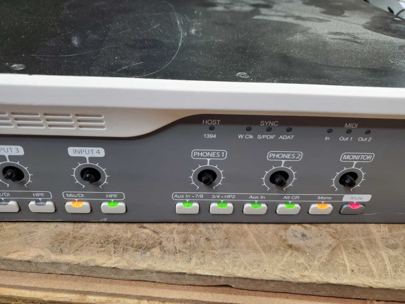 Digidesign 003 Rack 4 Channel Audio Interface Power 9100-59356-00 AS-IS )