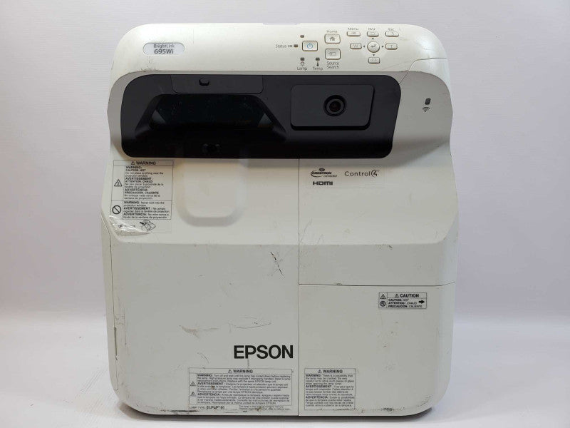 Epson BrightLink 695Wi 3500 Lumens WXGA 3LCD Projector Bundle 1445 Lamp Hours (