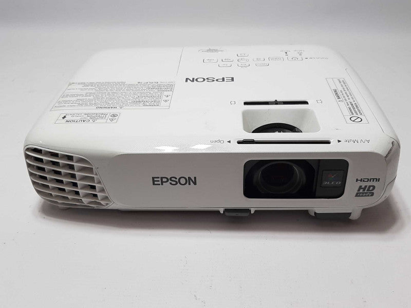 EPSON PowerLite Home Cinema 730HD 1080p Projector HDMI/VGA/Video/USB 298 L.H. +