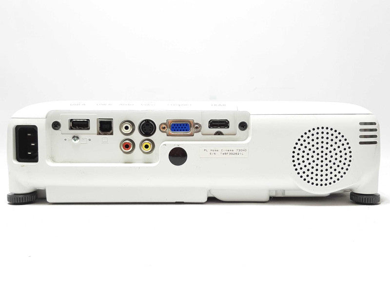 EPSON PowerLite Home Cinema 730HD 1080p Projector HDMI/VGA/Video/USB 298 L.H. +