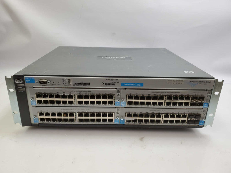 HP ProCurve Switch 4204vl J8770A w/ Module 2x J8768A 2x j9033 )