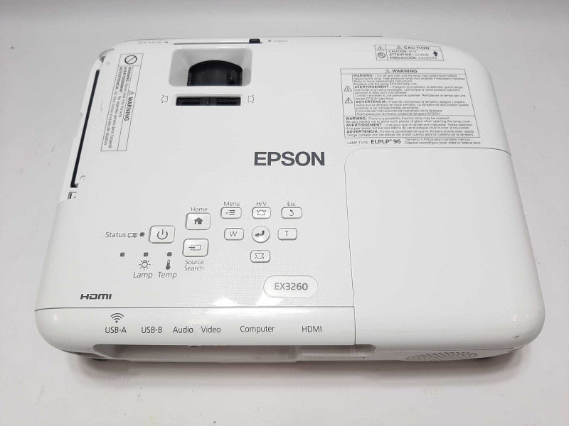 EPSON EX3260 1080p Projector HDMI/VGA/USB - 0 Lamp Hours +