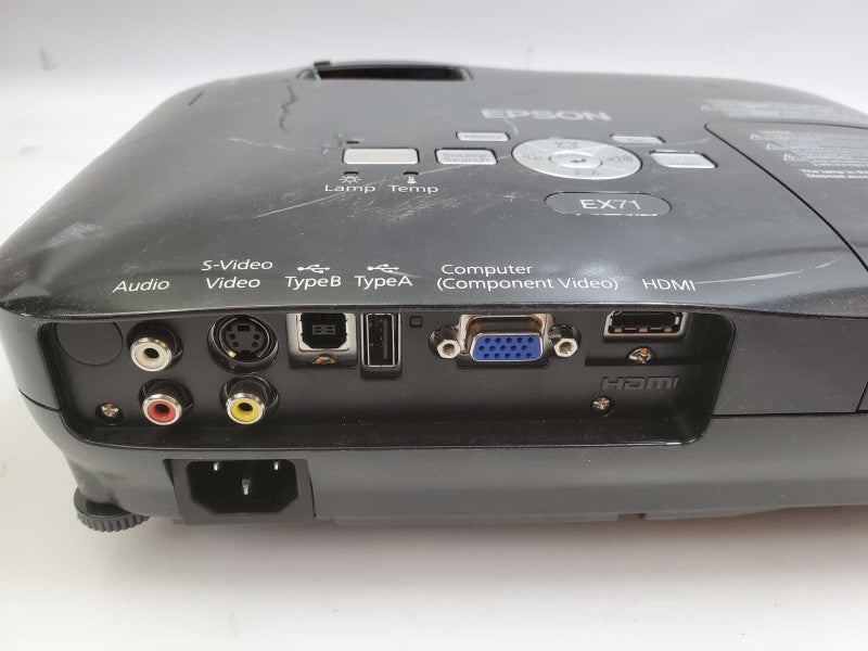 Epson EX71 WXGA Conference Room Projector 1923H used )
