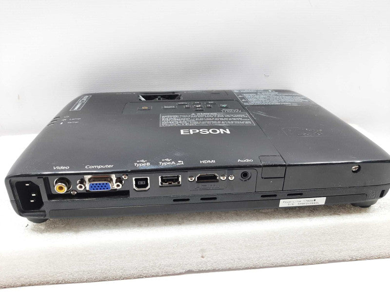 Epson PowerLite 1760w Projector H361A, Lamp Runtime: 1385Hrs ~