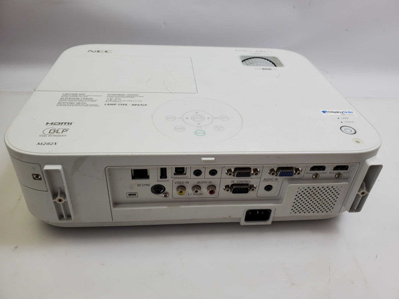 NEC NP-M282X XGA Conference Room Projector 4327H 9% used)