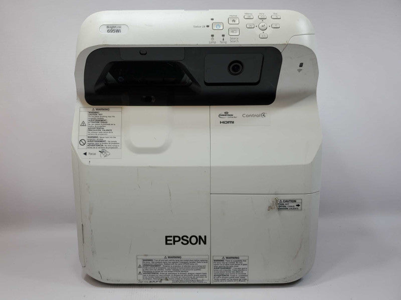 Epson BrightLink 695Wi 3500 Lumens WXGA 3LCD Projector Bundle 205 Lamp Hours (