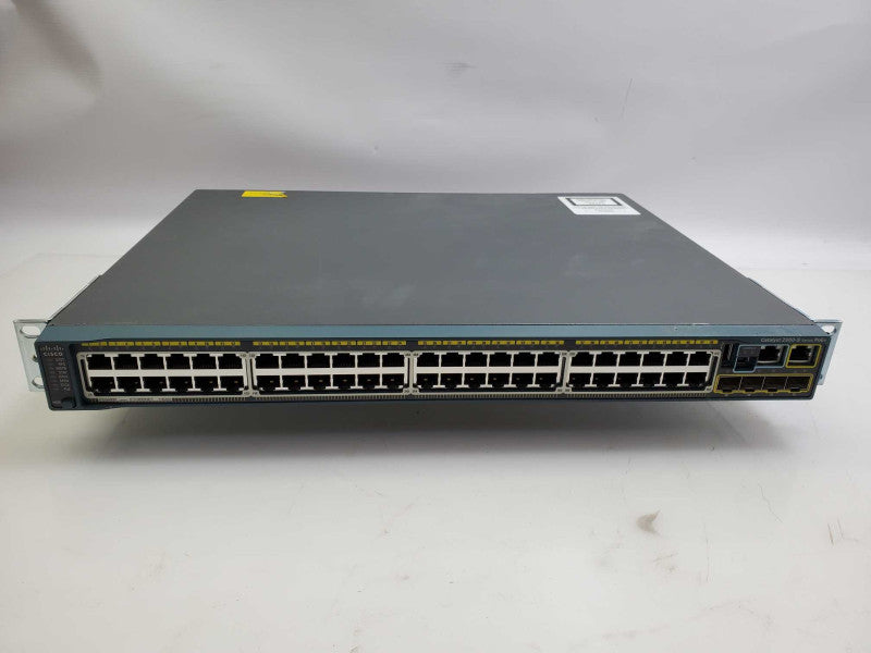 Cisco WS-C2960S-48FPS-L 48-Port PoE+ Gigabit Network Switch _ factory reset )