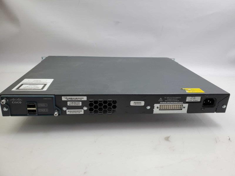 Cisco WS-C2960S-48FPS-L 48-Port PoE+ Gigabit Network Switch _ factory reset )