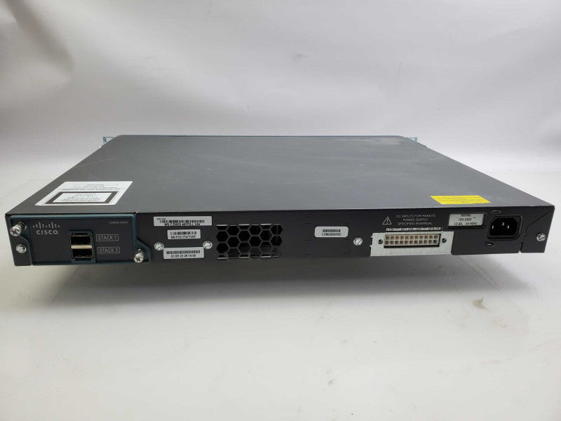 Cisco WS-C2960S-48FPS-L 48-Port PoE+ Gigabit Network Switch _ factory reset )