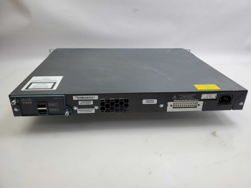 Cisco WS-C2960S-48FPS-L 48-Port PoE+ Gigabit Network Switch _ factory reset )