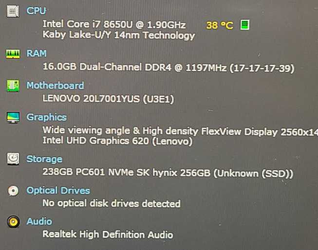 Lenovo ThinkPad T480s i7-8650U 1.9Ghz 16GB RAM 256GB SSD 14\\" $