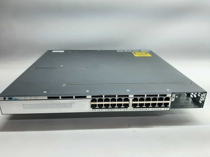 Cisco WS-C3750X-24P-S 24-Port PoE Gigabit 3750X Switch, FACTORY RESET ~