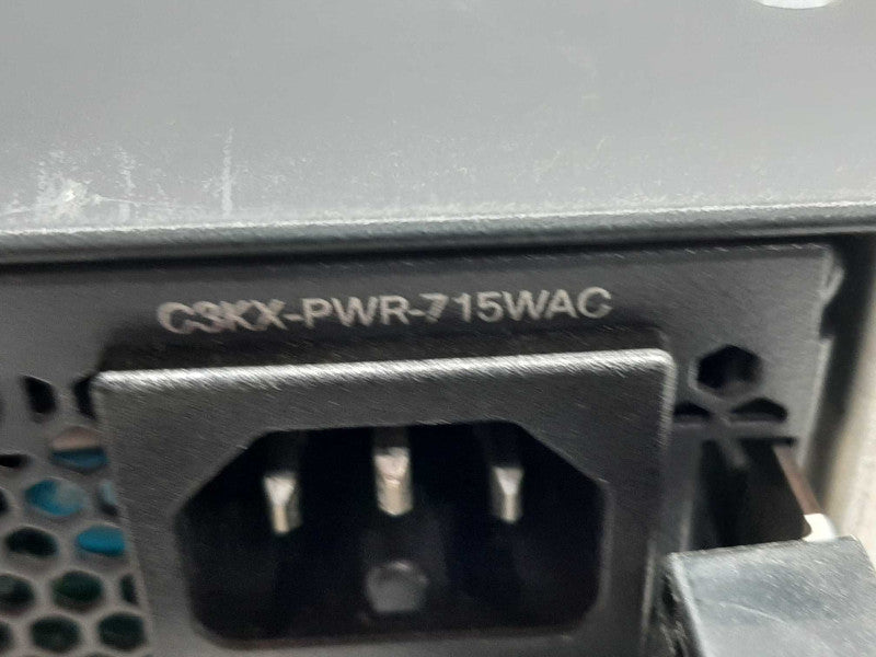 Cisco WS-C3750X-24P-S 24-Port PoE Gigabit 3750X Switch, FACTORY RESET ~