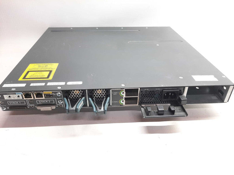 Cisco WS-C3750X-24P-S 24-Port PoE Gigabit 3750X Switch, FACTORY RESET ~