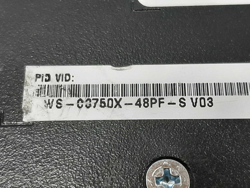 Cisco WS-C3750X-48PF-S 48-Port PoE+ Gigabit Switch, FACTORY RESET ~